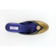 women's slippers DIVA HI (wedge 4.5cm)  dark gold vintage leather 